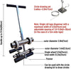 Hand-Push Tape Marking Machine Manual Floor Tape Applicator with Rubber Roller