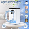 Dehumidifier for Home, 1.6L（54.11 oz) Dehumidifiers for Drying Clothes 24H Time