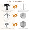 Standing Coat Rack 360°Rotating Top Tier Multifunction Coat Hanger w/12 Hooks