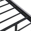 Double Plush Velvet Upholstered Bed Frame 4ft6 with Headboard & LED Lights Grey