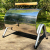 Stainless Steel Portable Barrel Barbecue Outdoor Garden BBQ Grill Cooking Stoves