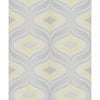 Grandeco Nuevo Faux Fabric Beads Trail Geo Textured Metallic Wallpaper