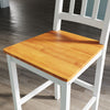 Bar Dining Table and 2 Chairs Set Breakfast Kitchen Solid Pine Wood Bistro Table