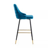 VELVET BAR STOOLS BUTTON BACK BAR STOOLS BREAKFAST BAR STOOL SET OF 2 OR 1CHAIR