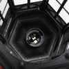Vintage Wall Light Indoor Outdoor Traditional Metal Glass Shades Lantern Lamp
