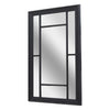 120CM Large Window Style Wall Hanging Mirror Glass Panel Vintage Hallway Home UK