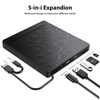 Slim External USB 3.0 Type C CD DVD RW Drive Player Reader for Windows 11 Mac OS