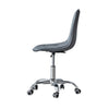 Cushioned Computer Desk Office Chair Chrome Legs Lift Swivel Adjustable Height