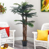 1.8M 6ft Large Artificial Palm Tree Faux Plant Greenary In Pot Garden Home Decor