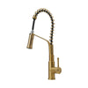 Modern Gold Kitchen Sink Mixer Tap 360° Swivel Pull Out Single Lever Faucet