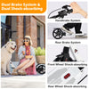 100/200mm WheelsFolding Kick Push Scooter Teens Adult Ride on Adjustable Height