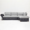 Luxury 2, 3 Seater Linen Fabric Couch Sofa Corner Chaise Settee Living Room Set