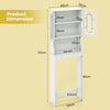 Bathroom Space Saver Over-the-Toilet Storage Cabinet Toilet Organizer White