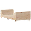 Bed Frame with Headboard 90x200 Solid Wood Pine E1W6