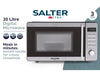 Salter Digital Microwave Instant Start Even Cooking 60 Minute Timer 20L 800WUSED