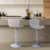 Ralex-chair Bar Stools Set of 2, PU Leather Counter Height Barstools with Back