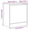 Shoe Cabinet, Shoe Storage Shelf for Hallway Living Room, Shoe Rack Holder B8D6