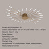Modern LED Ceiling Light,Creative Fireworks Design Chandelier,28 Heads Gold