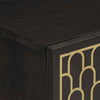 Side Cabinet 90x33x75 Solid Wood L5H7