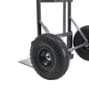 441lb Folding Sack Truck Puncture Proof Wheel Industrial Heavy Duty Hand Trolley