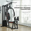 Weights Machine Multi Gym 45kg Stack Compact Home Gym Leg Press Body Training UK