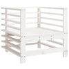 Lechnical 7 Piece Garden Set White Solid Wood Pine,Garden Set,Patio M5K8