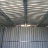 Metal Galvanized Steel Garden Shed Outdoor Bike Storage House Tool Sheds Roof