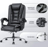Executive Office Chair Swivel Recliner Chair Leather Computer Desk Gaming Chair