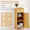 Bathroom Storage Cabinet Floor Standing-Natural