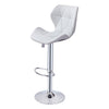 Set of 2 Bar Stools Kitchen Swivel Gas Lift Stools Dining Breakfast Pub Chair