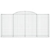 ShCuShan Arched Gabion Baskets 5 pcs 300x50x140/160 Galvanised V2Q4
