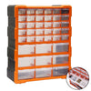 39 Parts Storage Organiser with Drawers Compartment Cabinet Screws Tool Box