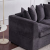 Modern L-Shaped Corner Sofa 3 Seater Armchair Couch With Storage Chaise 6 Pillow