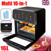 Air Fryer 16L Large Capacity Oven Multi 10-in-1 Healthy Frying Cooker Oil Free