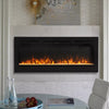 40 inch Insert / Wall Mounted LED Fireplace Electric Inset Fire Media Flames UK