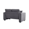 Luxury 2, 3 Seater Linen Fabric Couch Sofa Armchair with 2 Pillows Living Room