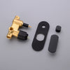 Bathroom Shower System Brass Rainfall Mixer Set Bath Tap Faucet Kit Brushed Gold