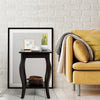 Living Room End Table Open Storage Shelves Sofa Side Table-Coffee