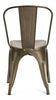 Style Industrial Metal Dining Chairs Vintage Retro Kitchen Cafe Stacking