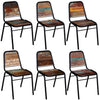 Dining Chairs 6 pcs Solid Reclaimed Wood