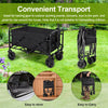 Heavy Duty Folding Wagon Cart Trolley Garden Camping Festival Beach Trailer