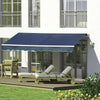 Manual Retractable Awning Canopy Window Balcony Doors Sun Shade Shelter Outdoor