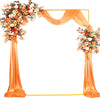 Round/Oval/Square Wedding Arch Stand Birthday Party Backdrop Flower Balloon Deco