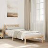 Long Bed Frame without 80x210 Solid Wood Pine E9G7