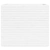 Garden Planter White 80x80x72 Solid Wood Pine J8W9
