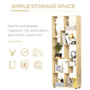 Bookcase 8Tier Tall Bookshelf Book Album Storage Stand Shelf Rack Display Unit
