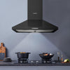 COMFEE' 60/90 cm Extractor Hood Wall Mounted Range Hood with LED&Carbon Filters