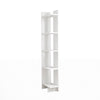 White Tallboy Bookcase 5-Tiers Bookshelf Tall Storage Shelving Unit Display Rack