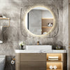LUVODI 800x700mm LED Bathroom Mirror Dimmable Enhanced Antifog IP65 Glass Framed