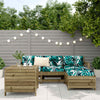 5 Piece Garden Sofa Set Impregnated Wood Pine P3Y8